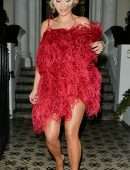 Rita Ora Leggy at Annabel’s Private Members Club in London