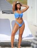 Sofia Jamora Booty Photoshoot Candids in Miami Beach
