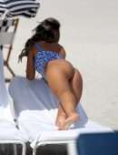 Sofia Jamora Booty Photoshoot Candids in Miami Beach