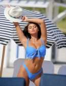 Sofia Jamora Booty Photoshoot Candids in Miami Beach