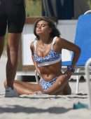 Sofia Jamora Booty Photoshoot Candids in Miami Beach