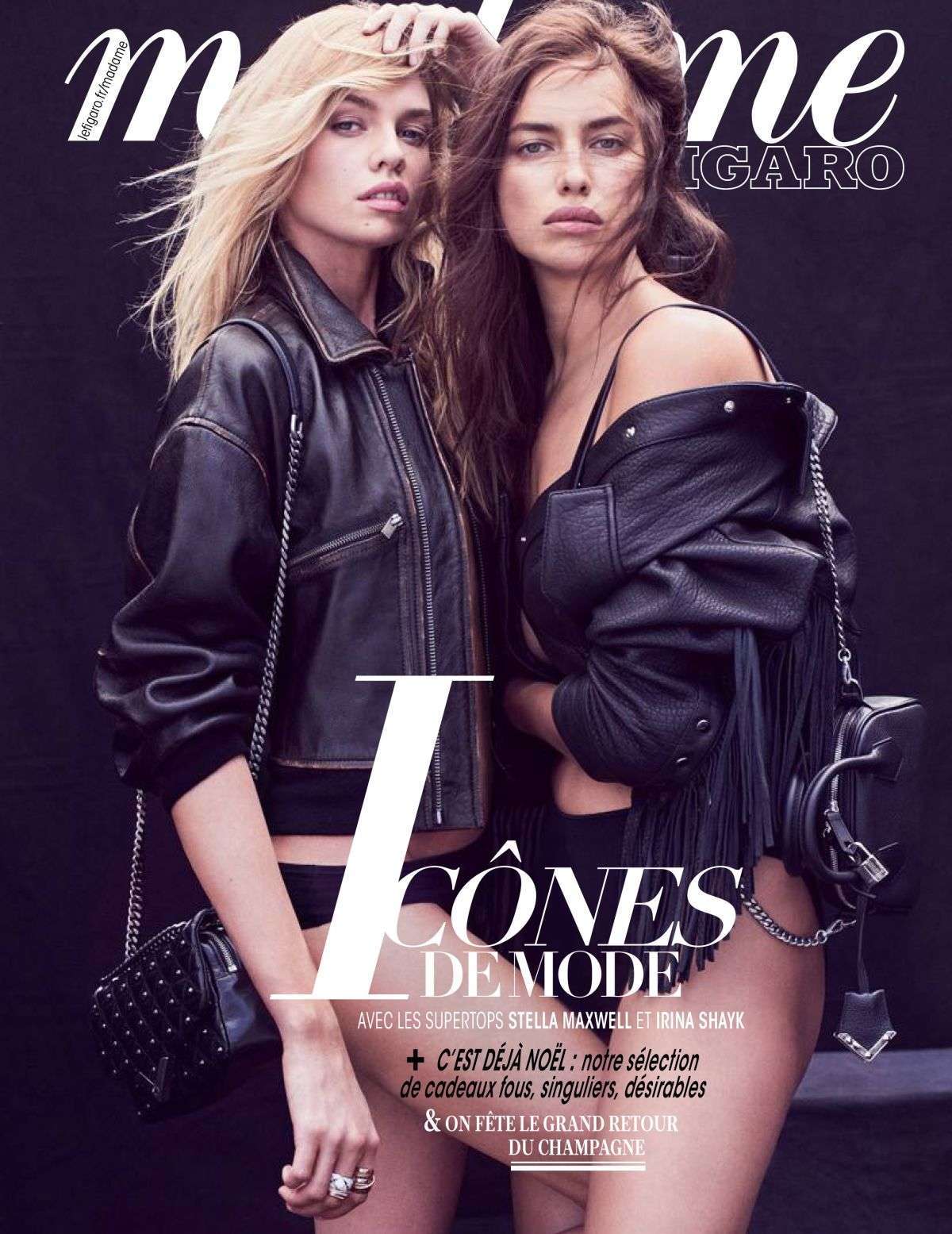 Stella Maxwell and Irina Shayk in Madame Figaro - November 2018