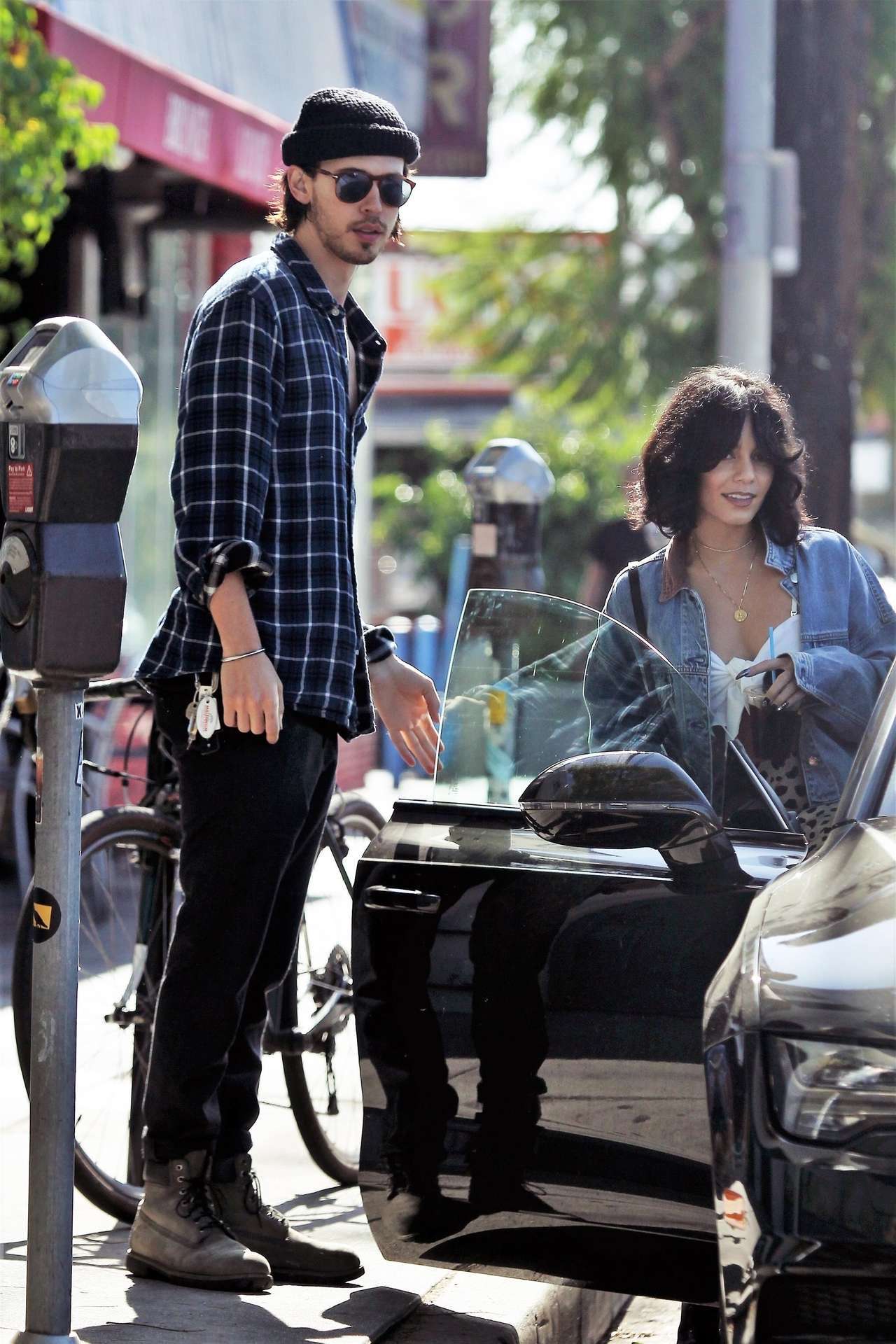 *EXCLUSIVE* Lovebirds Vanessa Hudgens and Austin Butler stop for coffee in Los Angeles