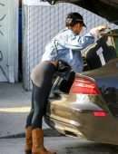 Vanessa Hudgens Booty in Tights, at a Local Vintage Store in Atwater Village