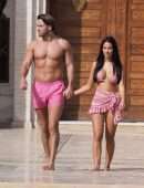 Yazmin Oukhellou in Bikini on Holiday in Morocco