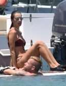 Alessandra Ambrosio in Bikini on a Yacht in Florianopolis