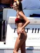 Alessandra Ambrosio in Bikini on a Yacht in Florianopolis