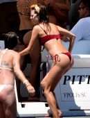 Alessandra Ambrosio in Bikini on a Yacht in Florianopolis