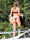 Alessandra Ambrosio in Bikini on a Yacht in Florianopolis