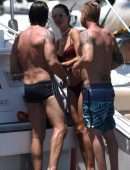 Alessandra Ambrosio in Bikini on a Yacht in Florianopolis