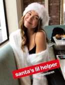 Alexis Ren for Christmas Instagram Photoshoot 2018