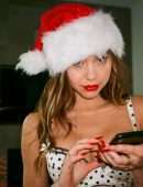 Alexis Ren for Christmas Instagram Photoshoot 2018