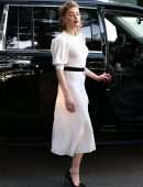 Amber Heard Outside Univision Headquarters in Miami