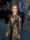 Amber Heard Pantyless See-Through at the Premiere of “Aquaman” in Hollywood