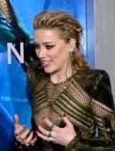 Amber Heard Pantyless See-Through at the Premiere of “Aquaman” in Hollywood