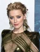 Amber Heard Pantyless See-Through at the Premiere of “Aquaman” in Hollywood