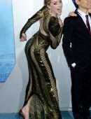 Amber Heard Pantyless See-Through at the Premiere of “Aquaman” in Hollywood