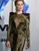 Amber Heard Pantyless See-Through at the Premiere of “Aquaman” in Hollywood