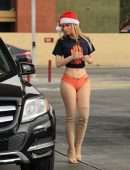 Ana Braga Booty at a Gas Station in Los Angeles