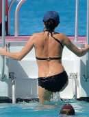 Andrea Corr in Bikini at the Beach in Barbados