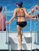 Andrea Corr in Bikini at the Beach in Barbados