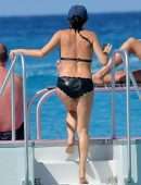 Andrea Corr in Bikini at the Beach in Barbados