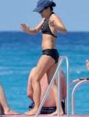 Andrea Corr in Bikini at the Beach in Barbados