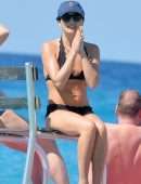 Andrea Corr in Bikini at the Beach in Barbados