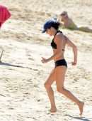 Andrea Corr in Bikini at the Beach in Barbados