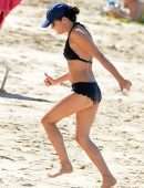 Andrea Corr in Bikini at the Beach in Barbados