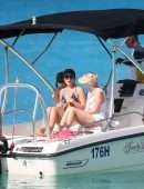 Andrea Corr in Bikini at the Beach in Barbados