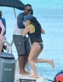 Andrea Corr in Bikini at the Beach in Barbados