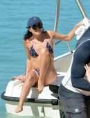 Andrea Corr in Bikini at the Beach in Barbados