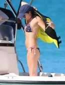 Andrea Corr in Bikini at the Beach in Barbados