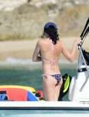 Andrea Corr in Bikini at the Beach in Barbados