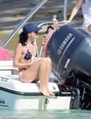 Andrea Corr in Bikini at the Beach in Barbados