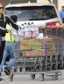 Anna Kournikova Shopping at Costco in Miami