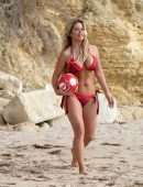 Bianca Gascoigne Booty in Bikini at a Beach in Portugal