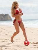 Bianca Gascoigne Booty in Bikini at a Beach in Portugal