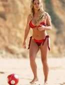 Bianca Gascoigne Booty in Bikini at a Beach in Portugal