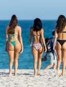 Chantel Jeffries Booty in Bikini at the Beach in Miami