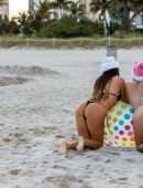 Claudia Romani and Jessica Edstrom for Bikini Photoshoot in South Beach