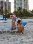 Claudia Romani and Jessica Edstrom for Bikini Photoshoot in South Beach