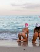 Claudia Romani and Jessica Edstrom for Bikini Photoshoot in South Beach