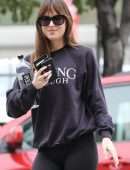 *EXCLUSIVE* Dakota Johnson heads to the Gym for a workout in Burbank