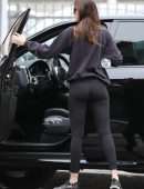 Dakota Johnson Booty, Outside a Gym in Burbank