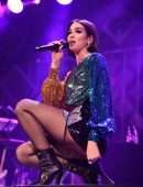 Dua Lipa Performing at Z100’s Jingle Ball 2018 in New York