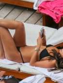 Eiza Gonzalez in Bikini at a Pool in Honolulu