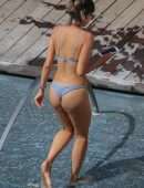 Eiza Gonzalez in Bikini at Poolside in Honolulu