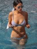 Eiza Gonzalez in Bikini at Poolside in Honolulu